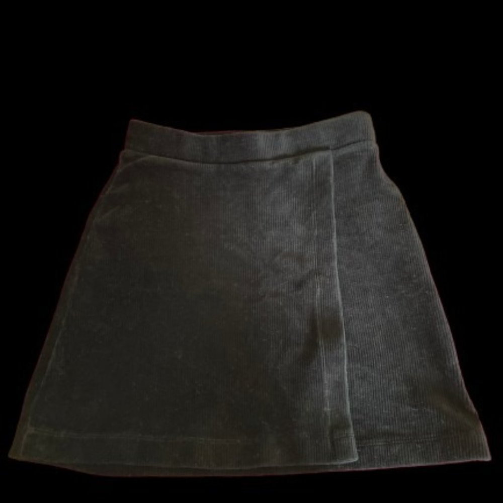 Forever 21 Corduroy Faux Wrap Mini Skirt - Size Small